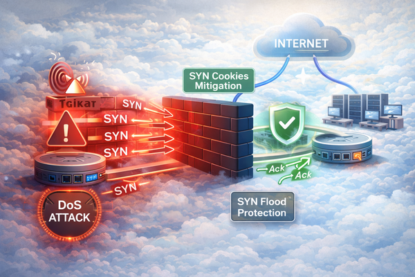 DoS TCP SYN Attack Mitigation