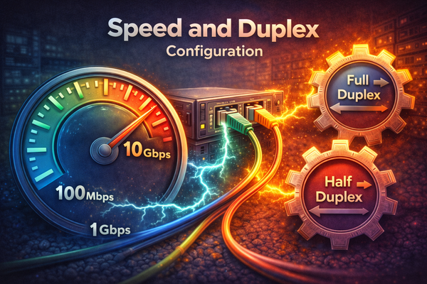 Speed and Duplex configuration