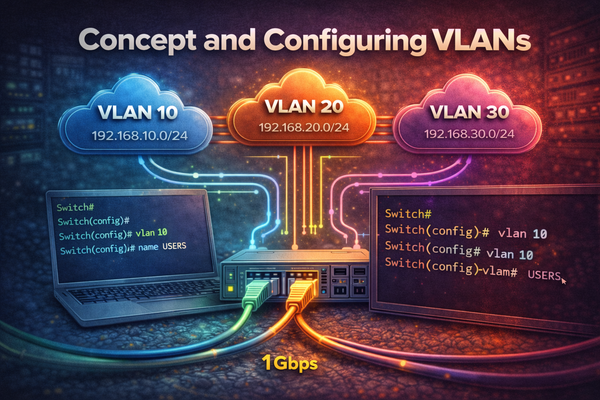 Concept and Configuring VLAN'S